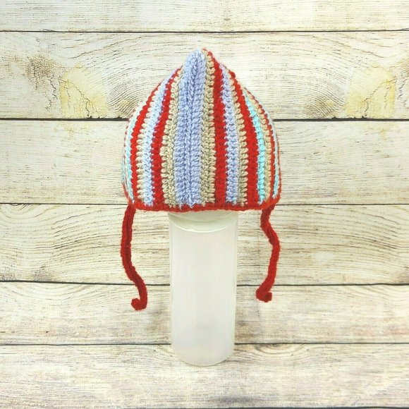 Young Child Hat Baby Knitted Winter Wool Cap Handmade Toddler Crochet Bonnet - Picture 11 of 11
